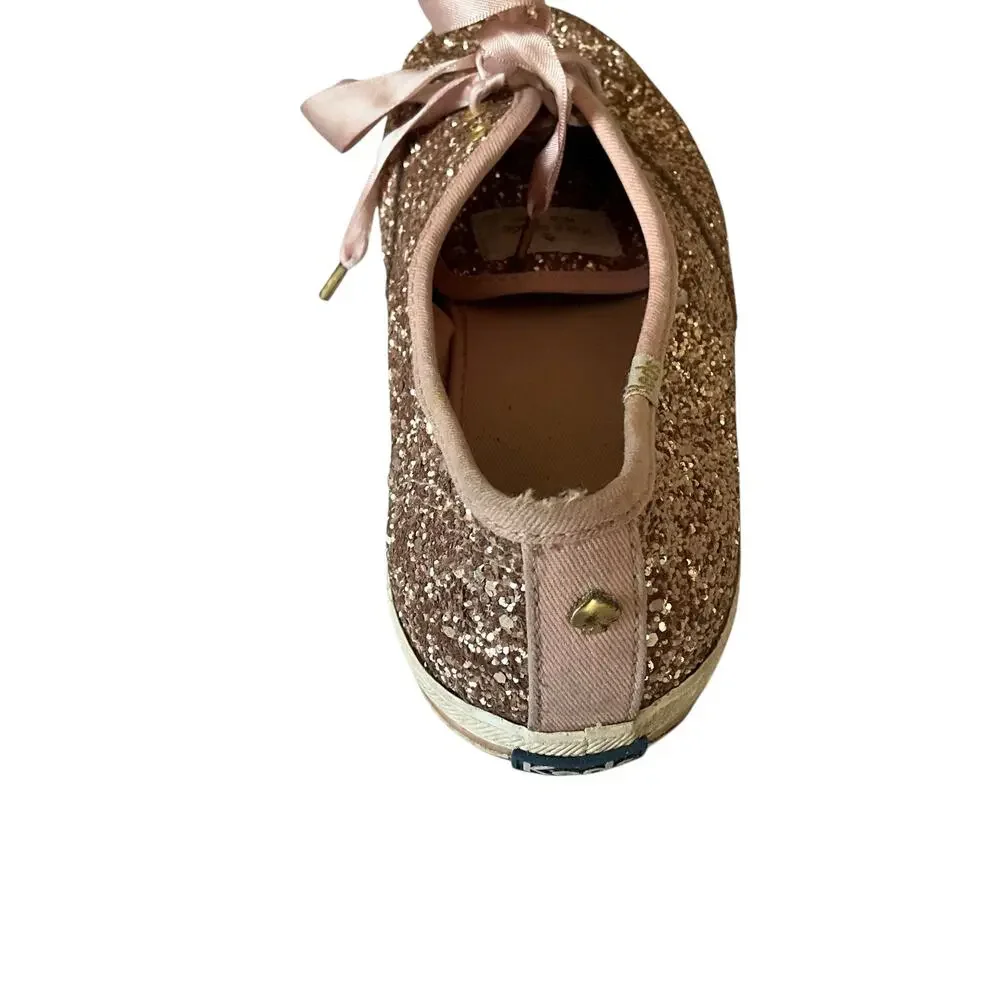 Keds x Kate Spade Rose Gold Sequin Sneakers: Y2K, Modern